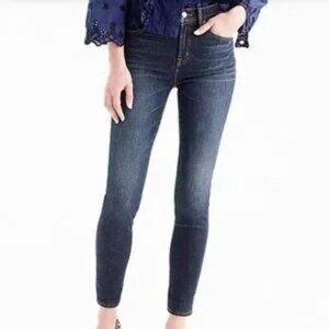 Women's | J.Crew 9 inch high-rise toothpick jean | Solano Wash | Size 27